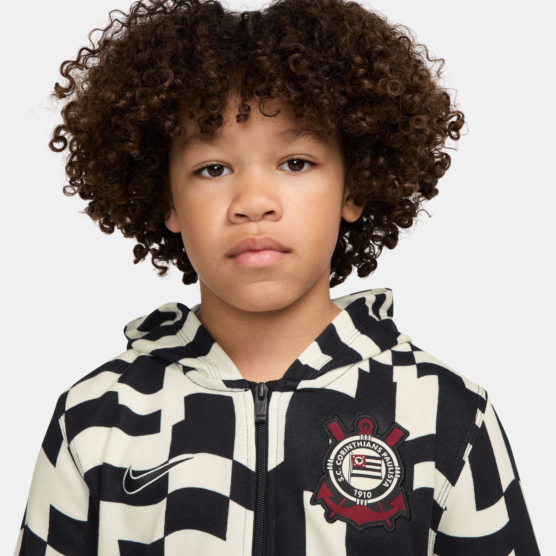 Imagem principal de Jaqueta Corinthians Nike Sportswear Club Fleece Infantil