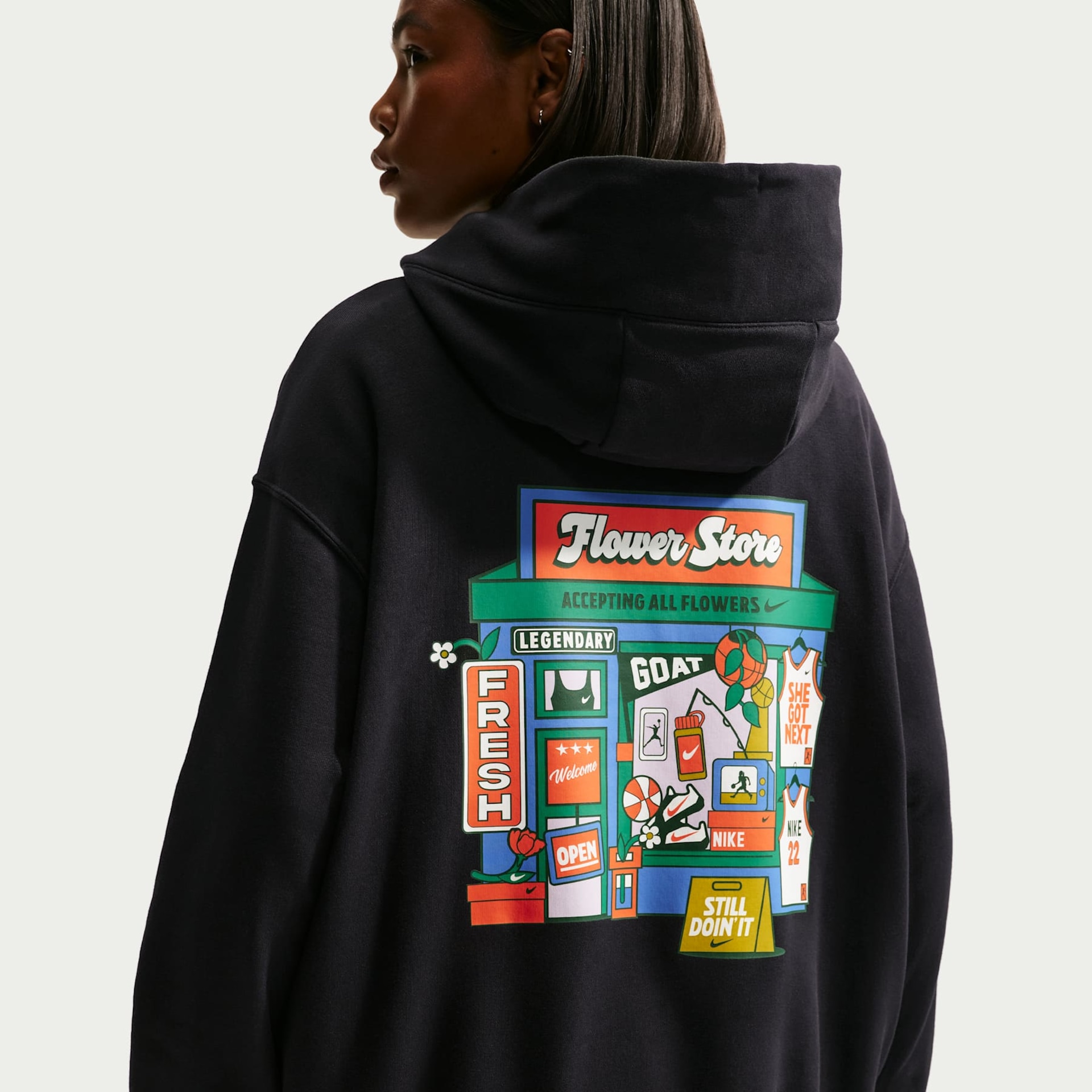 Blusão Nike Phoenix Fleece Oversized Feminino - Foto 2