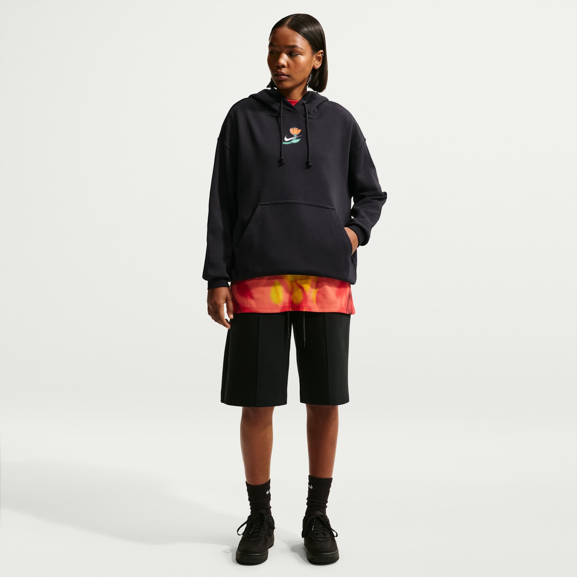Blusão Nike Phoenix Fleece Oversized Feminino - Foto 4
