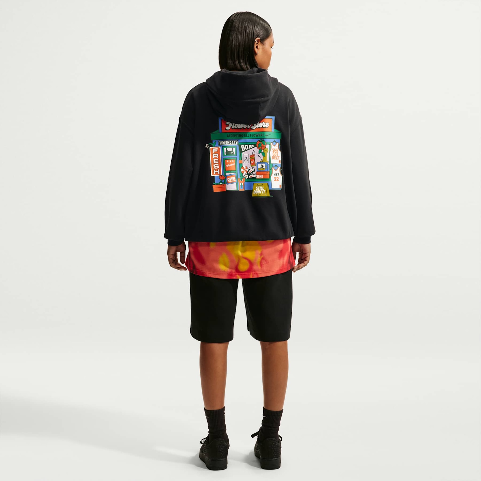 Blusão Nike Phoenix Fleece Oversized Feminino - Foto 5