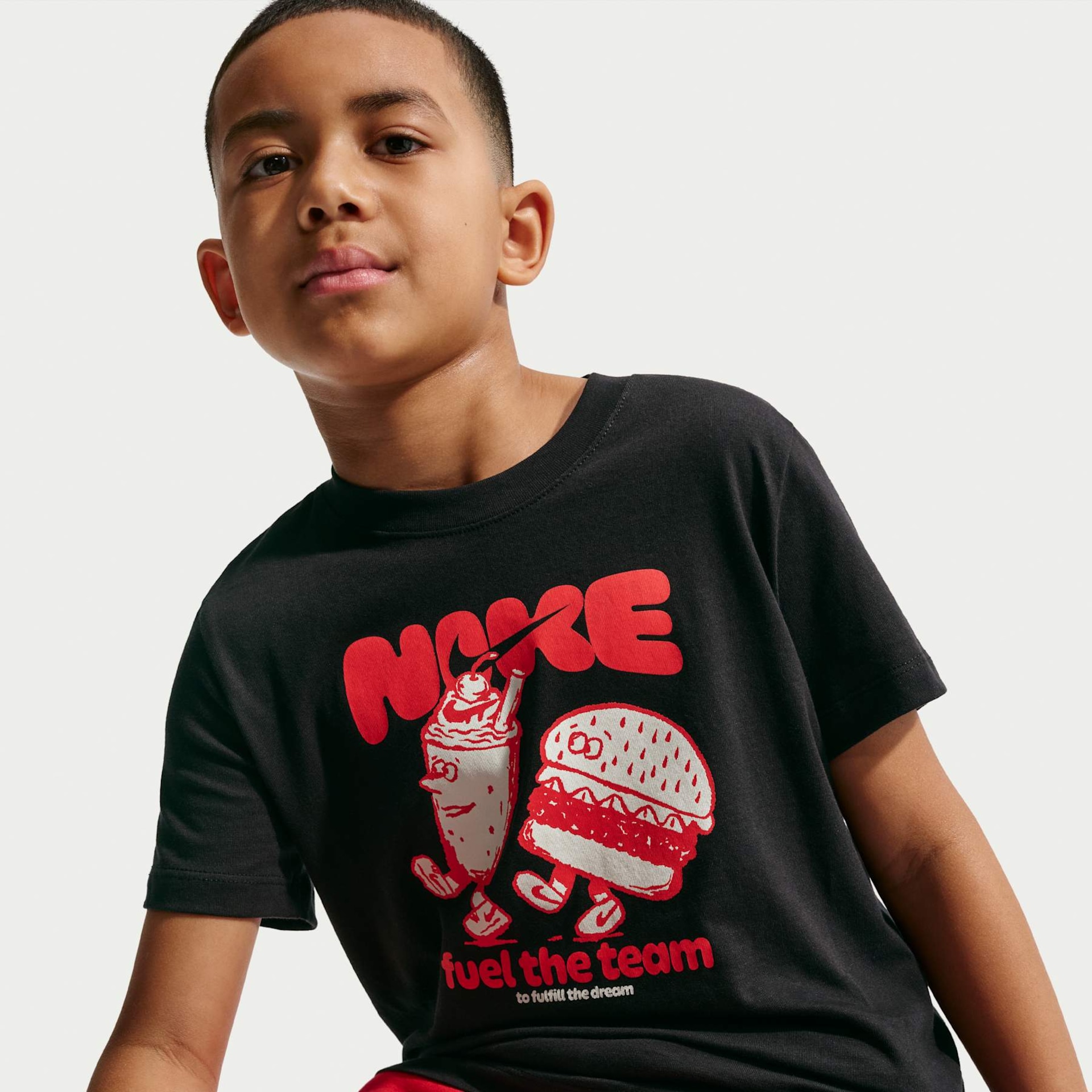 Camiseta Nike Sportswear Feel The Team Infantil - Foto 3