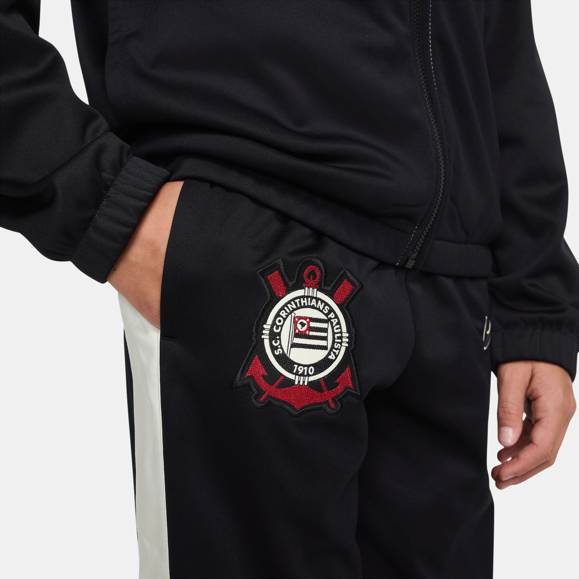 Agasalho Corinthians Nike Sportswear Infantil - Foto 2