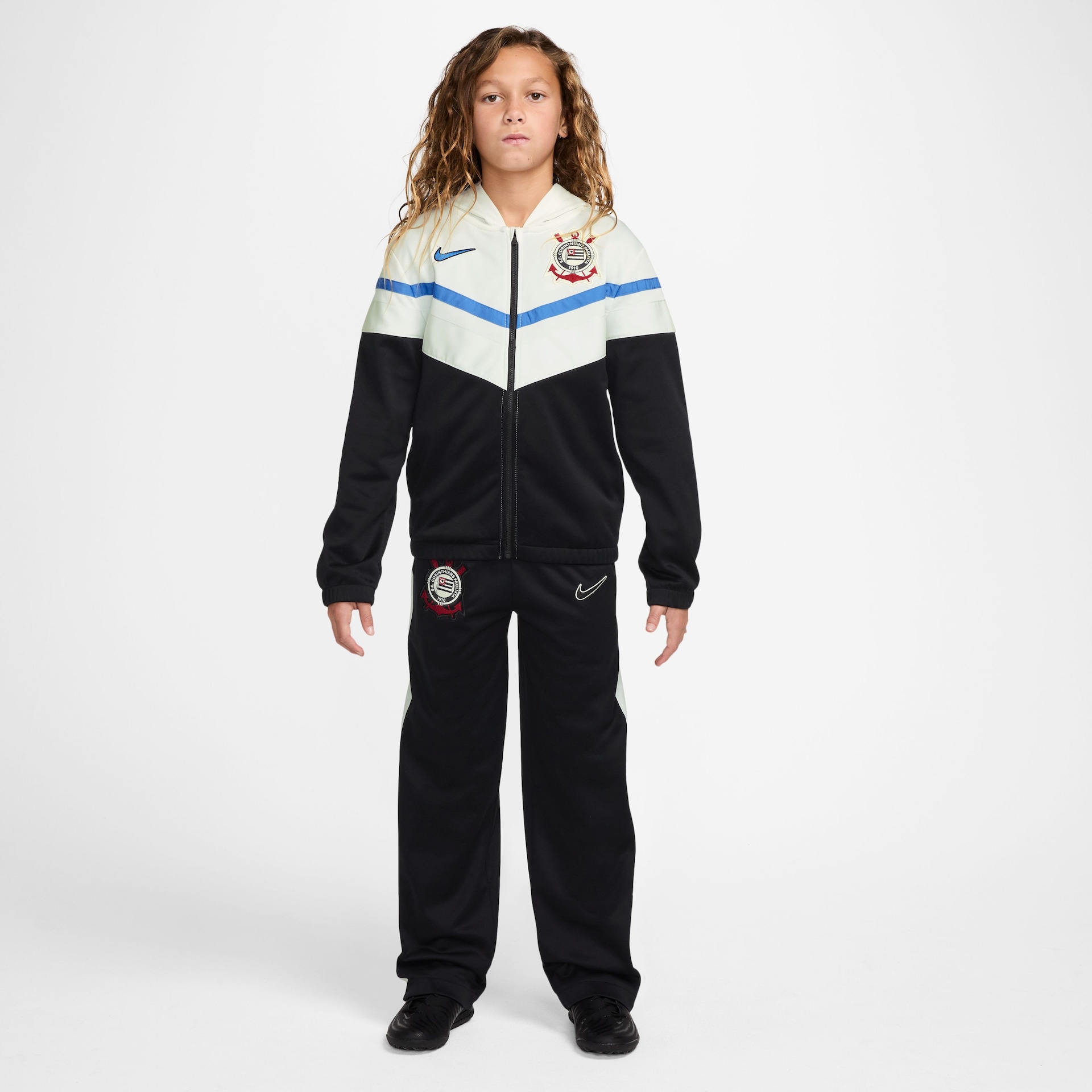 Agasalho Corinthians Nike Sportswear Infantil - Foto 1