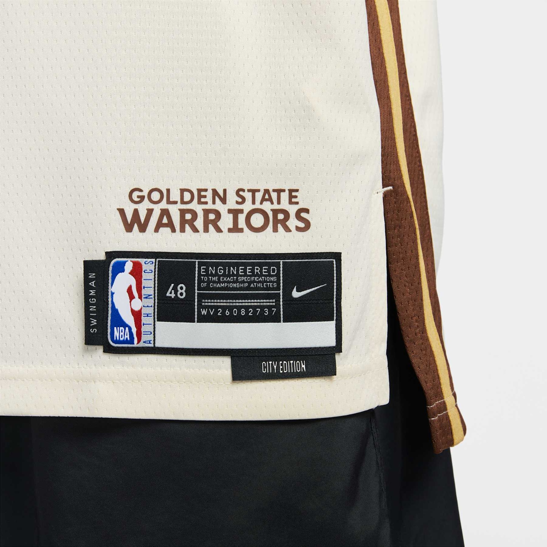 Regata Nike NBA Golden State Warriors 2025/26 City Edition Masculina - Foto 6