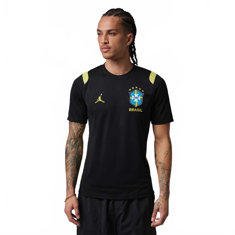 Camiseta Brasil Jordan Academy Pro 2026 Treino Masculina