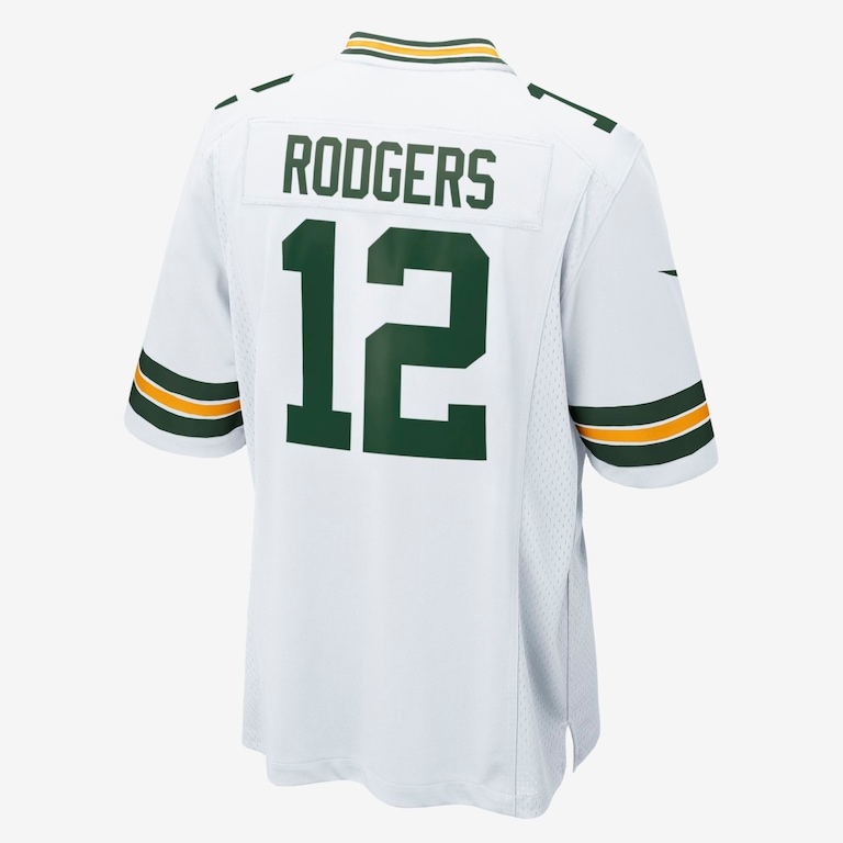 Camisa Futebol Americano Nike Green Bay Packers Masculina (Aaron Rodgers) - Foto 2