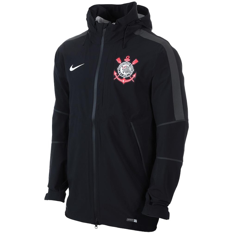 Jaqueta Nike Corinthians Pro Rain Masculina - Foto 1