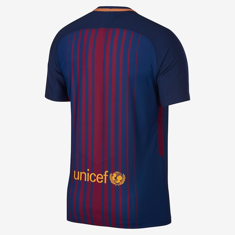 Camiseta Nike Barcelona I Vapor 2017/2018 Jogador Masculina - Foto 2