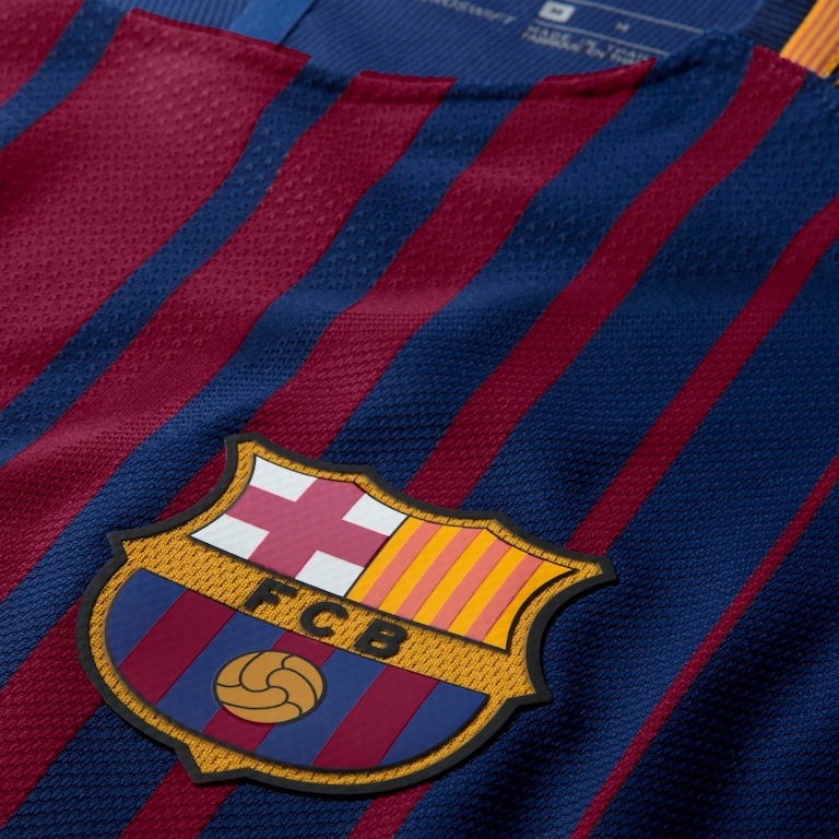 Camiseta Nike Barcelona I Vapor 2017/2018 Jogador Masculina - Foto 3
