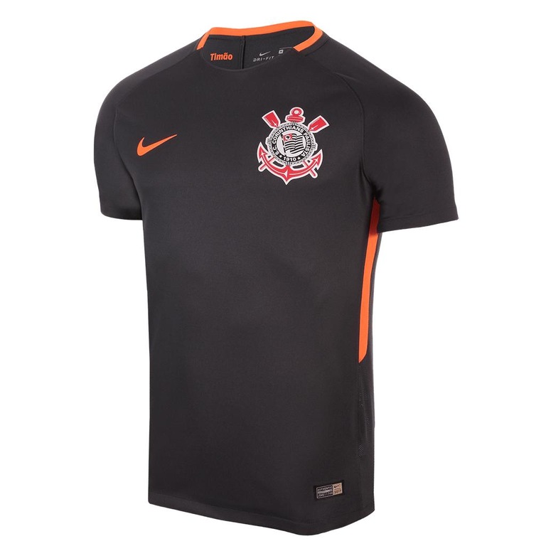 Camisa Nike Corinthians III 2017/18 Jogador Masculina - Foto 1