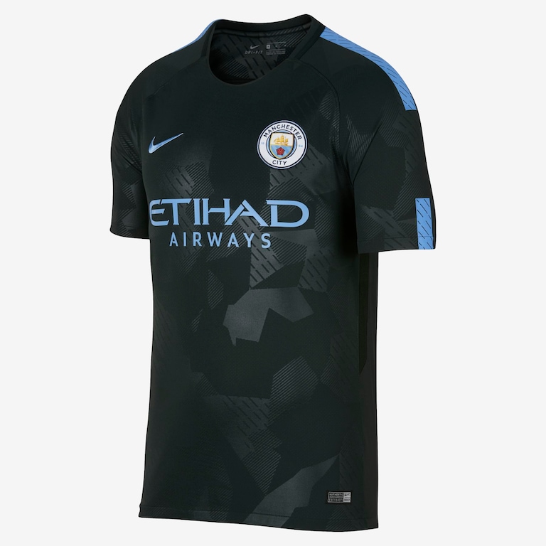 Camisa Nike Manchester City III 2017/18 Torcedor Pro Masculina - Foto 1