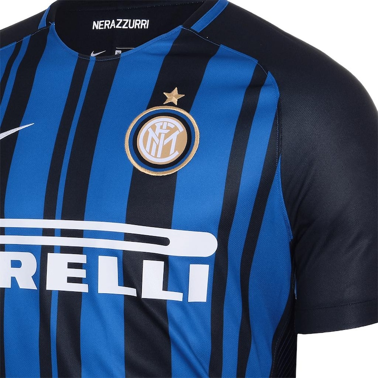 Camiseta Nike Inter de Milão I 2017/2018 Torcedor Pro Masculina - Foto 3