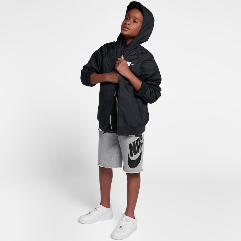 Jaqueta Nike Sportswear Windrunner Infantil - Foto 3