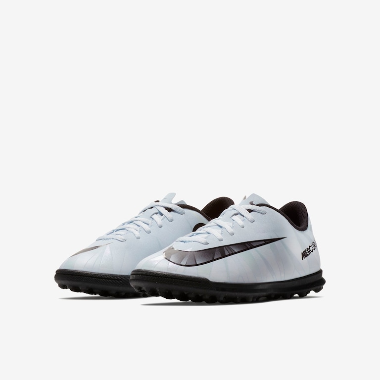 Chuteira Nike MercurialX Vortex III CR7 Infantil Society - Foto 5