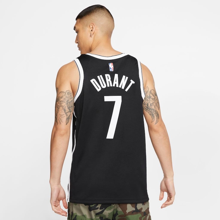 Camisa Nike Kyrie Irving Nets Icon Edition Masculina - Foto 2