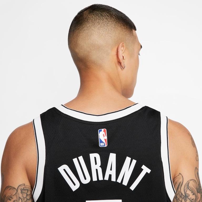 Camisa Nike Kyrie Irving Nets Icon Edition Masculina - Foto 4