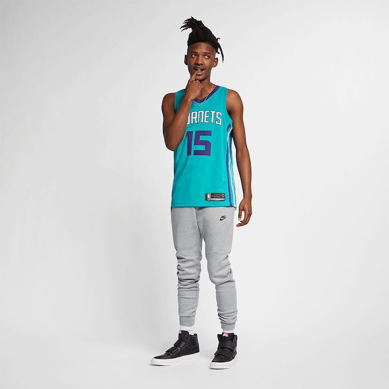 Regata Jordan Charlotte Hornets Icon Edition Swingman Masculina - Foto 2