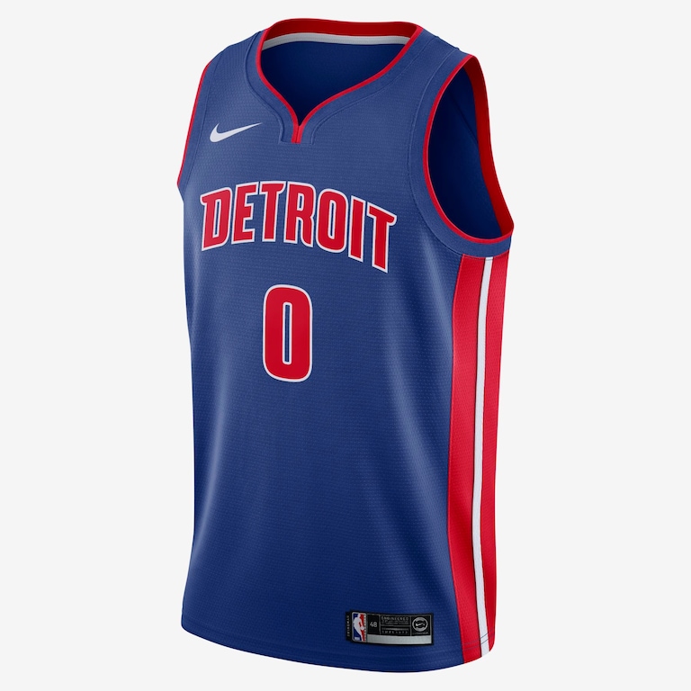 Regata Nike Detroit Pistons Icon Edition Swingman Masculina - Foto 1