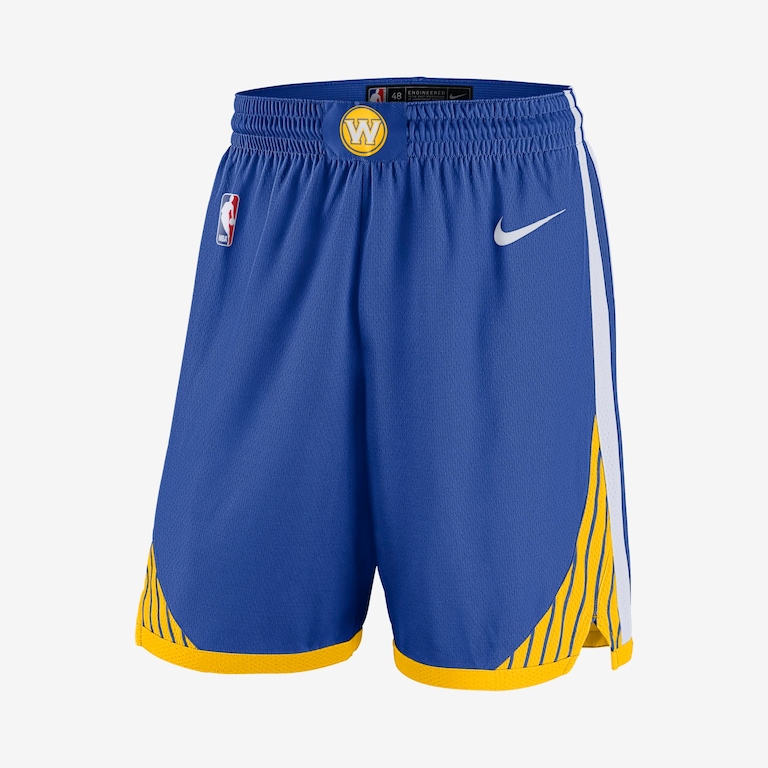 Shorts Nike Golden State Warriors Icon Edition Swingman Masculino - Foto 1