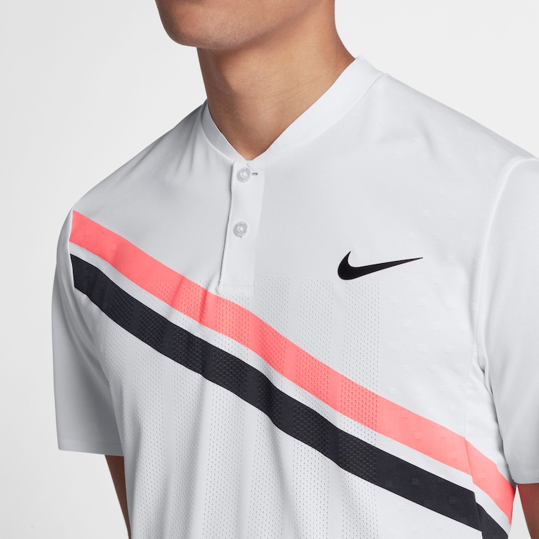 Camisa Polo Nike Court Zonal Roger Federer Masculina - Foto 5