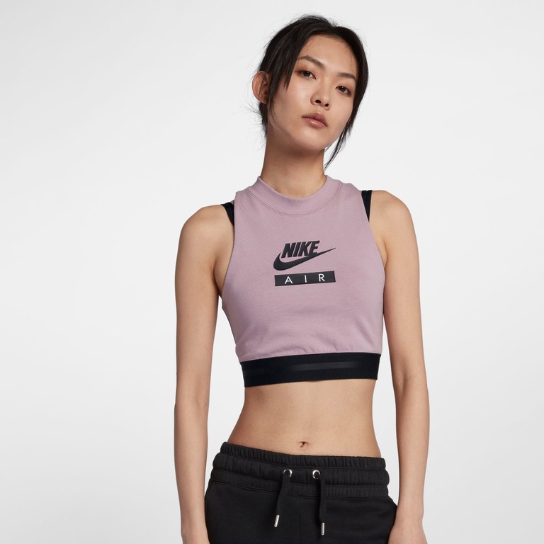Camiseta Regata Nike Sportswear Top Crop Air Feminina - Foto 1