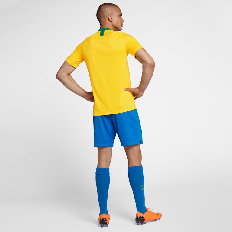 Camisa Nike Brasil I 2018/19 Torcedor Pro Masculina - Foto 5