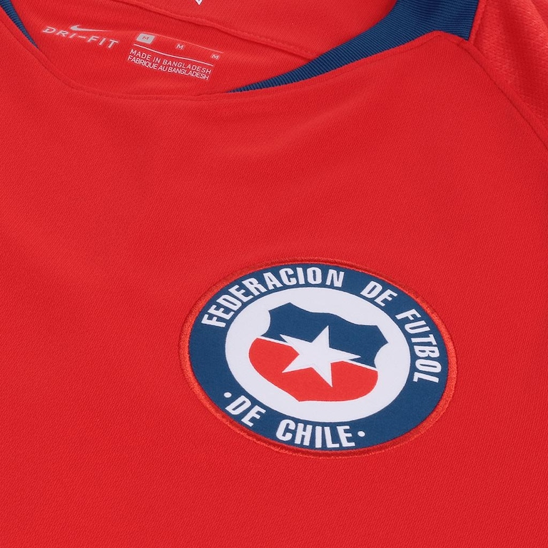 Camisa Nike Chile I 2018/19 Torcedor Pro Masculina - Foto 3