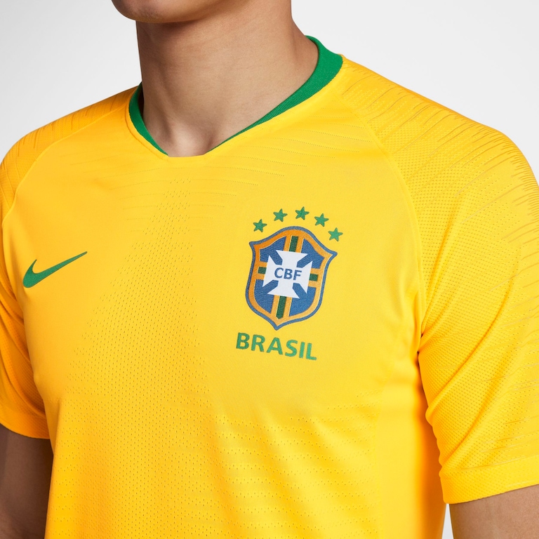 Camisa Nike Brasil I 2018/19 Jogador Masculina - Foto 3