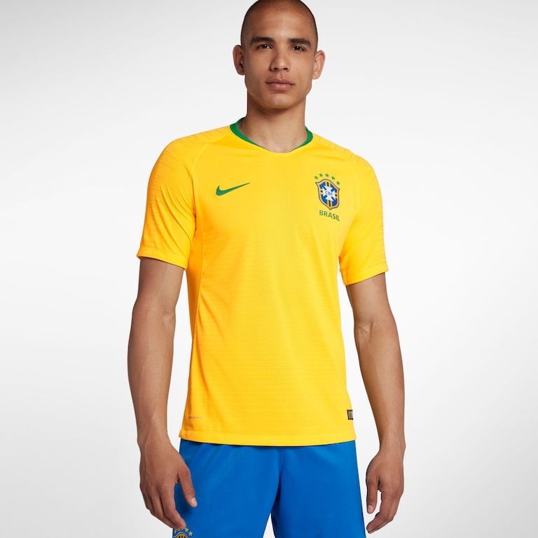 Camisa Nike Brasil I 2018/19 Jogador Masculina - Foto 1