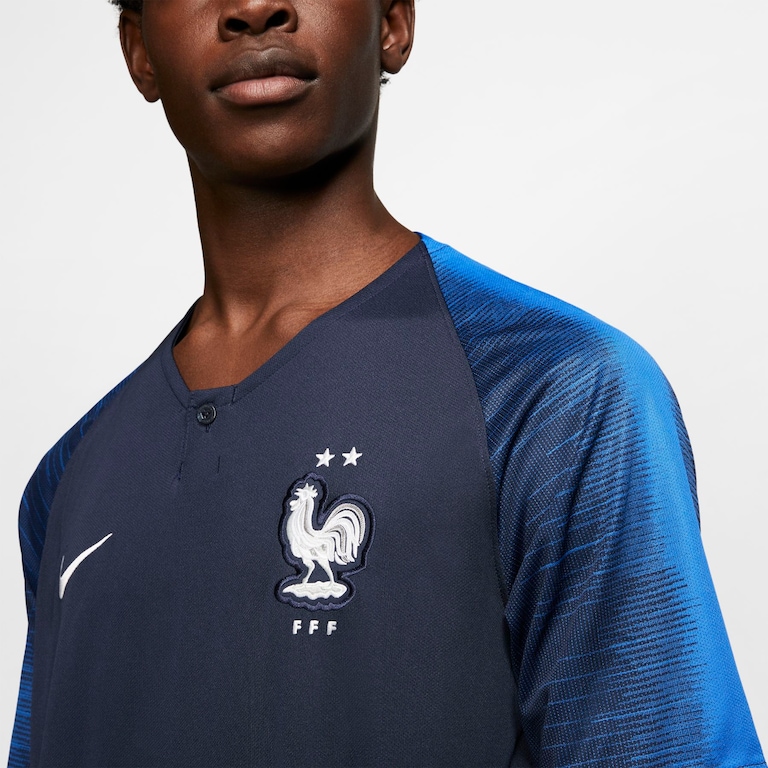 Camisa Nike França I 2018/19 Torcedor Pro Masculina - Foto 3