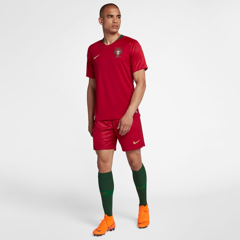 Camisa Nike Portugal I 2018/19 Torcedor Pro Masculina - Foto 4