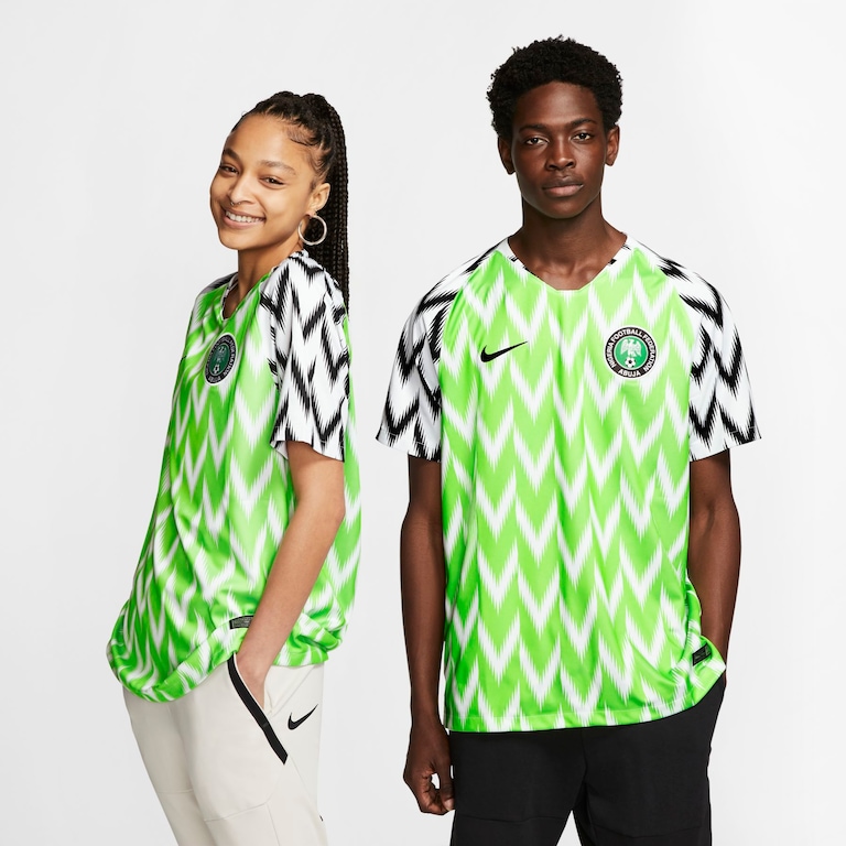 Camisa Nike Nigéria I 2018/19 Torcedor Pro Masculina - Foto 1