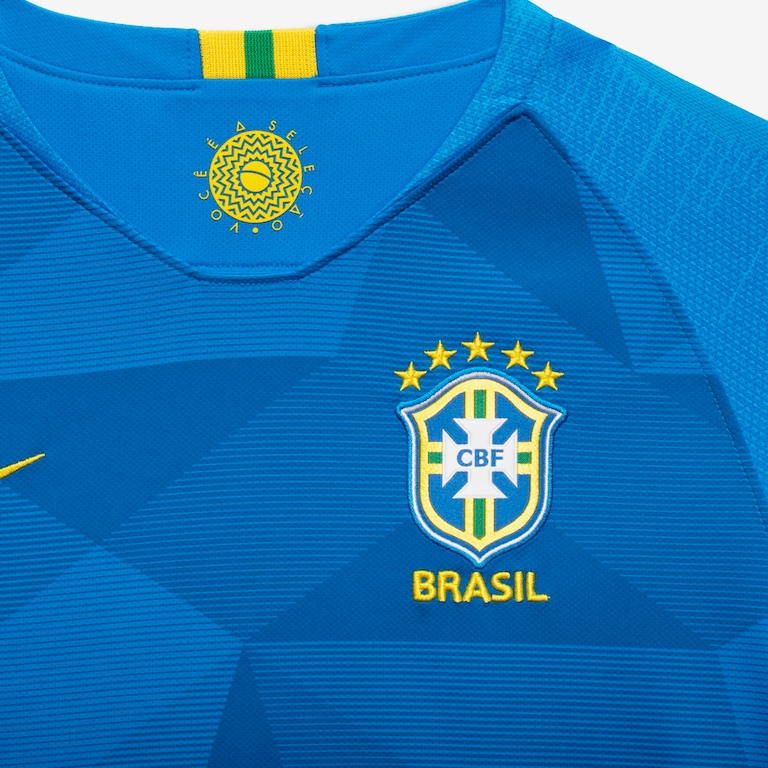 Camisa Nike Brasil II 2018/19 Torcedor Pro Infantil - Foto 3