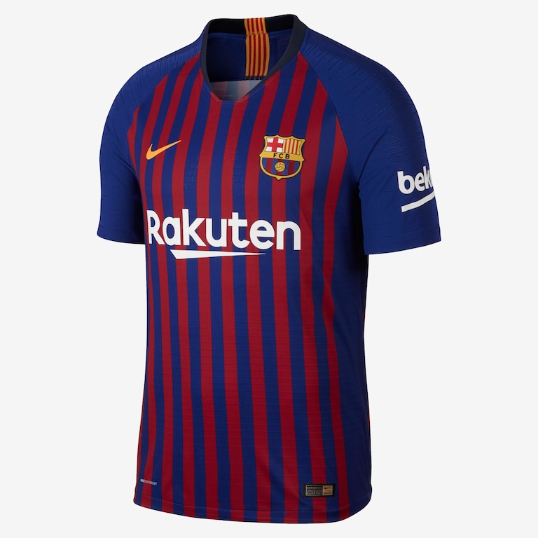 Camisa Nike Barcelona I 2018/19 Jogador Masculina - Foto 1
