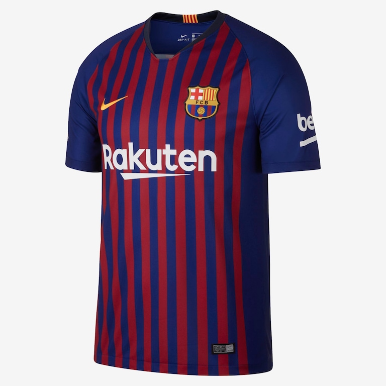 Camisa Nike Barcelona I 2018/19 Torcedor Pro Masculina - Foto 1