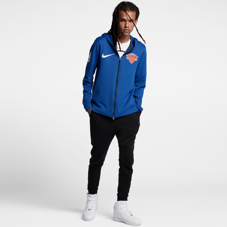 Jaqueta Nike New York Knicks Therma Flex Showtime Masculina - Foto 3