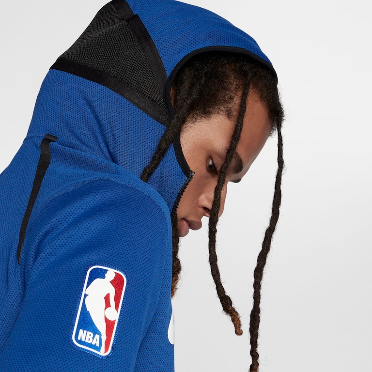 Jaqueta Nike New York Knicks Therma Flex Showtime Masculina - Foto 4