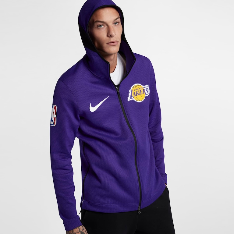 Jaqueta Nike Los Angeles Lakers Therma Flex Showtime Masculina - Foto 1