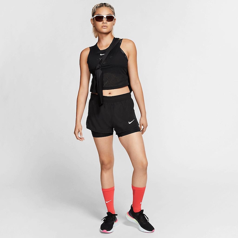 Shorts Nike 10K 2-in-1 Feminino - Foto 7