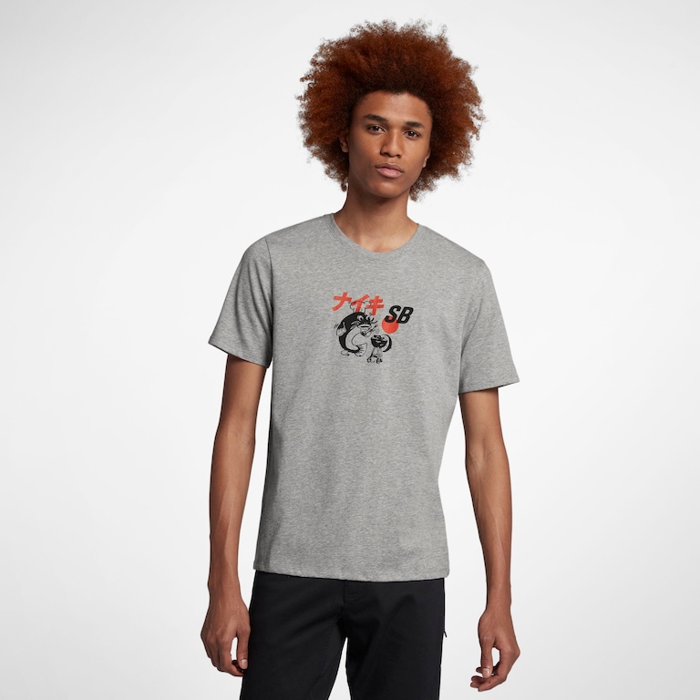 Camiseta Nike SB Dri-Fit BBQ Fish Masculina - Foto 1