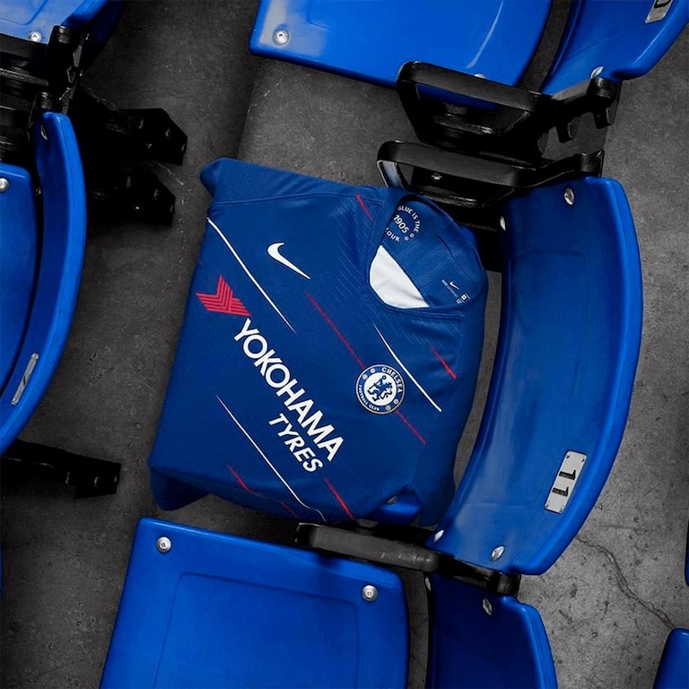 Camisa Nike Chelsea I 2018/19 Jogador Masculina - Foto 5