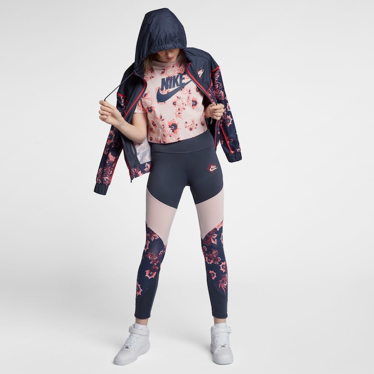 Legging Nike Sportswear Legging Floral Feminina - Foto 6