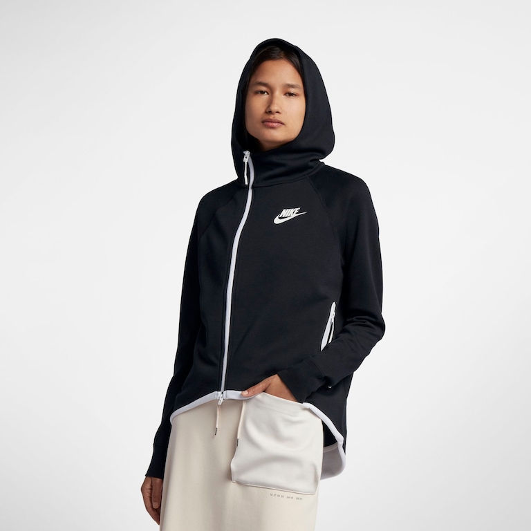 Jaqueta Nike Sportswear Tech Fleece Cape Feminina - Foto 1