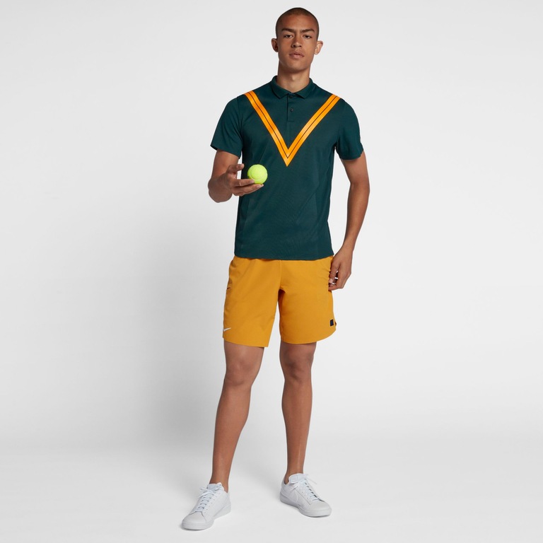 Camisa Polo Nike Court Tech Knit Cool RF Advantage Masculina - Foto 6