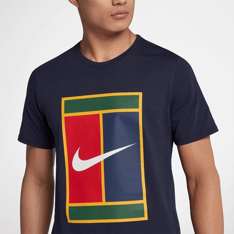 Camiseta Nike Court Heritage Logo Masculina - Foto 2