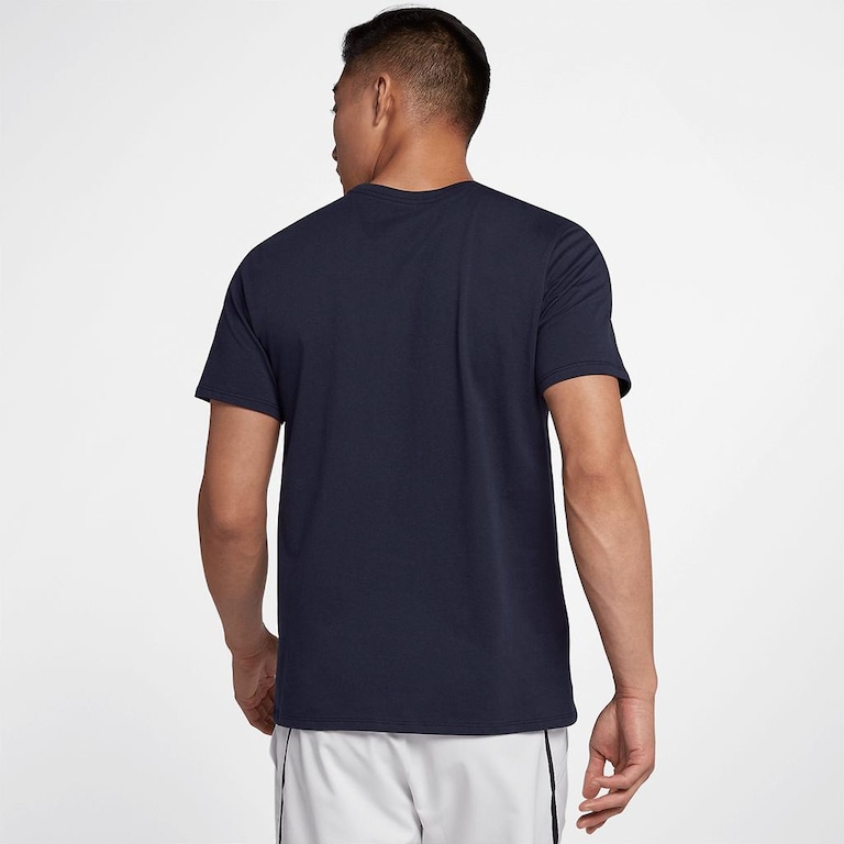 Camiseta Nike Court Heritage Logo Masculina - Foto 3