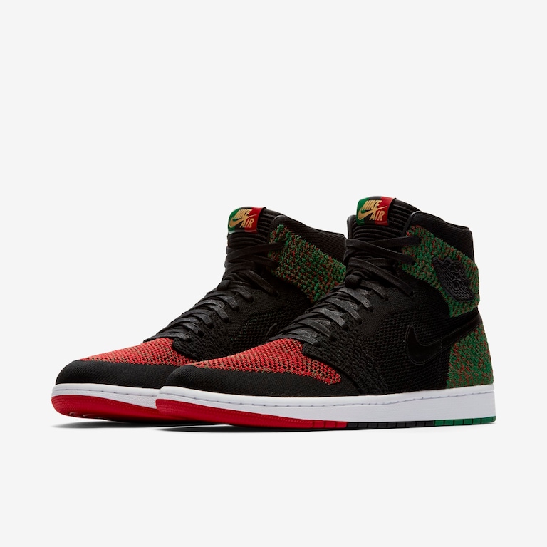 Tênis Air Jordan I Retro High Flyknit BHM Masculino - Foto 5