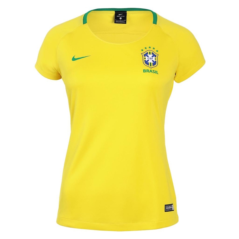 Camisa Nike Brasil I 2018/19 Torcedora Feminina - Foto 6