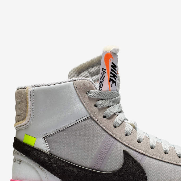 Tênis Nike Blazer Studio Mid x Off-White Masculino - Foto 8
