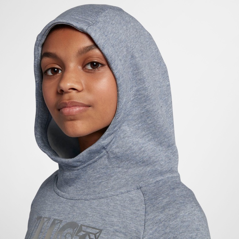 Blusão Nike Sportswear Just Do It Cropped Infantil - Foto 2